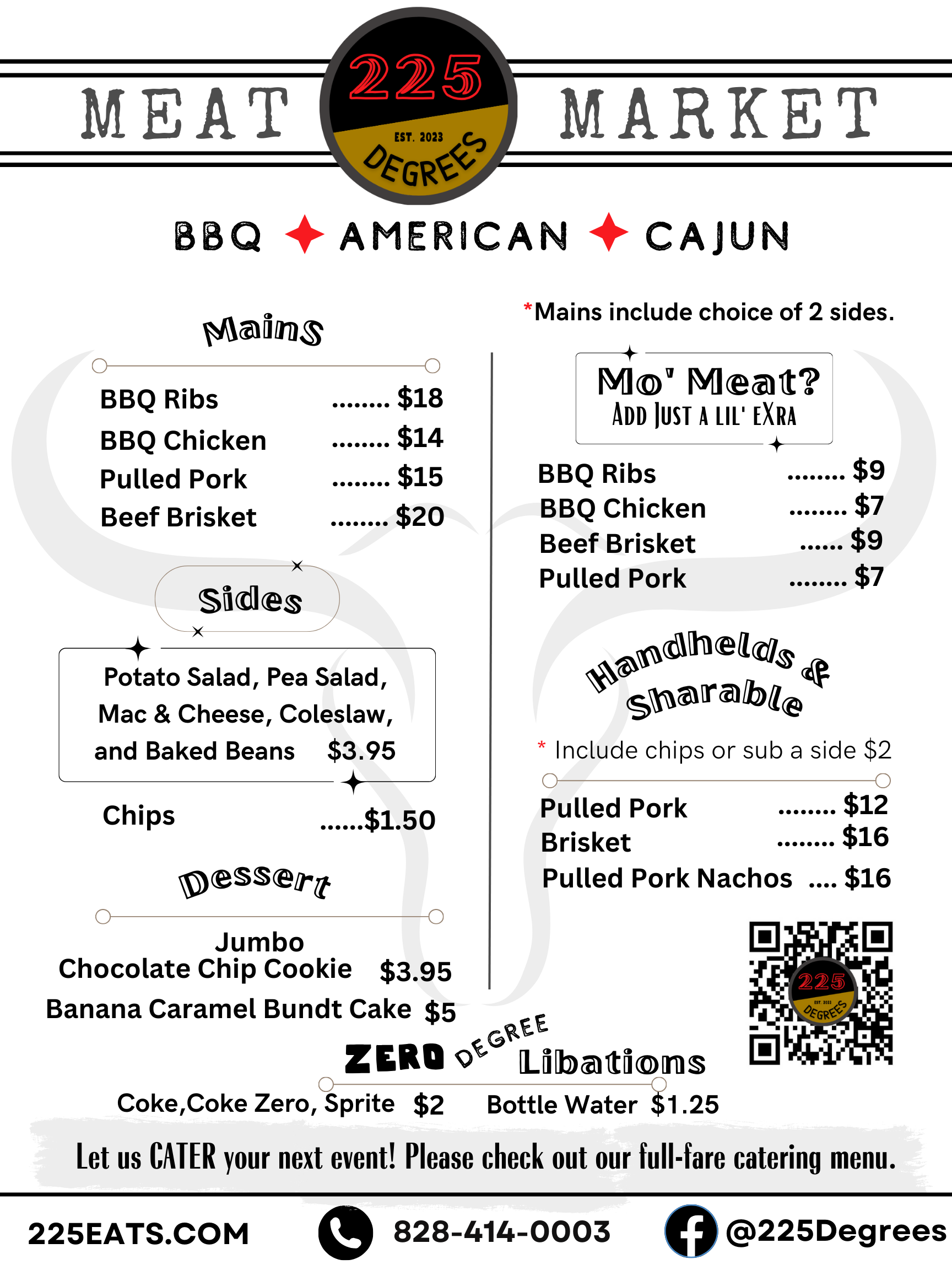 BBQ Menu